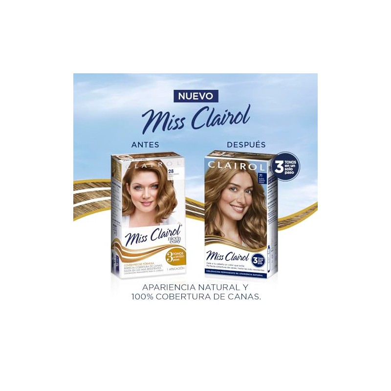 Miss Clairol Tinte Permanente 71 Rubio Cenizo Medio