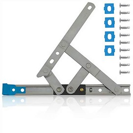 Versa 8" (200mm) Retrofit UPVC Window Friction Stay Hinges Top Hung/Side Hung (One Pair)