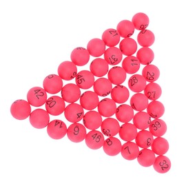 Orange Tennis Balls 100 Pieces Numbered Balls, 1-100 Balls Table Tennis Balls Printed Pong Balls with Numbers for DIY Project Bingo Game Entertainment