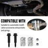 Saihisday Spring Bolt Kit Exhaust Spring Bolt Fix Repair Kit