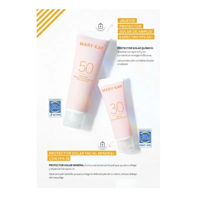 Protector Solar Cara Y Cuerpo Fps 50 Mary Kay® 118ml