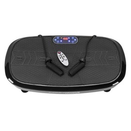 Confidence Fitness Vibration Plate Trainer 3D Dual Motor Exercise Machine Black