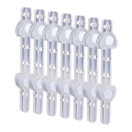 7 Pairs Clear Boutonniere Magnets, Transparent Floral Magnets Clips