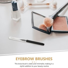Baluue 400 Pcs Small Eyebrow Brush Brow Spoolie Eye Brow Brush Brow Lamination Supplies Eyebrow Brush Tool Lash Tool Micro Eyebrow Brush with Cap Spoolie Brush Micro Brushes Lash Brush