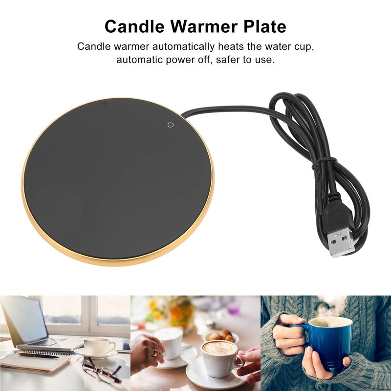 USB Cup Warmer, Desk Cup Warmer with Smart Touch Switch