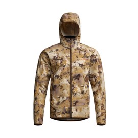 SITKA Alpha Fleece Hooded Jacket – Durable, Water-Repellent, Breathable Mid-Layer for Rugged Outdoor Use, Optifade Waterfowl, Large tall