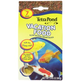 TetraPond Vacation Food Slow Release Feeder Block, 3.45 Ounce - 16477