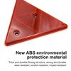 YnGia 2PCS Trailer Reflector Red Triangle Reflective Rear Warning Reflectors