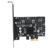 SATA3.0 to PCI E Expansion Card Black ABS 4 Port