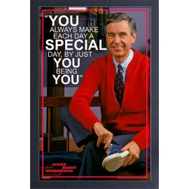 Unbranded MISTER ROGERS' NEIGHBORHOOD YOU BEING YOU 12x18 FRAME GELCOAT POSTER TV CHILDREN