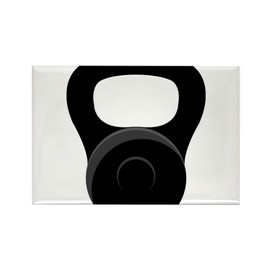 CafePress Kettlebell Rectangle Magnet, 3"x2" Refrigerator Magnet