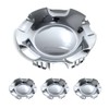 4Pcs 6 Lug 7-1/8" Wheel Cap Cover Compatible for Chevy
