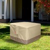 SheeChung Gas Fire Pit Cover Square - 600D Heavy Duty