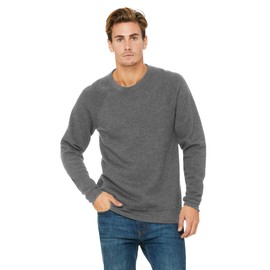 Bella + Canvas Unisex Sponge Fleece Crewneck Sweatshirt S DEEP HEATHER
