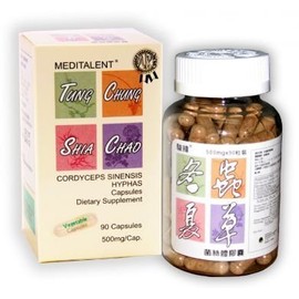 Meditalent - Cordyceps Sinensis Hyphas Mycelium - 500mg - 90 Capsules