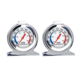 GroveEss Stainless Steel Dial Home Kitchen Oven Thermometer,Monitoring Oven Temperature Gauge,Portable Food Cooking Baking Thermostat,Temperature 50-300℃ Measurement Range