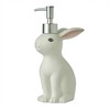 SKL Home Easter Bunny Soap Dispenser, White