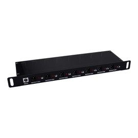 GeeekPi DC PDU Lite 7-CH 0.5U Rack-Mount Power Distribution Unit for DeskPi Rackmate T1/T0/T2 and 10 Inch Server Cabinet, 7 Outlets, with 3PCS 25cm DC5521 Cables and 3PCS 50cm DC5521 Cables