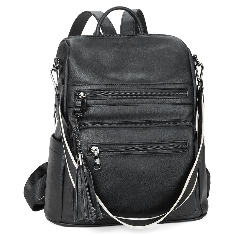 Telena Backpack for Women Vegan Leather Backpack Large Travel Backpack,