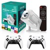 HCS350 Pro Projector and game,Retro 4K Smart Game Projector 1280*1080P