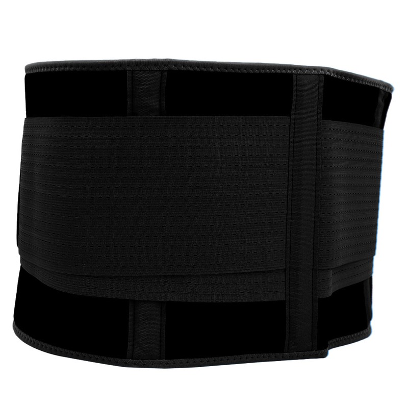 Breathable Mesh Support Exercise Belt Adjustable Waistband Fitness Waist ProtectorBlack