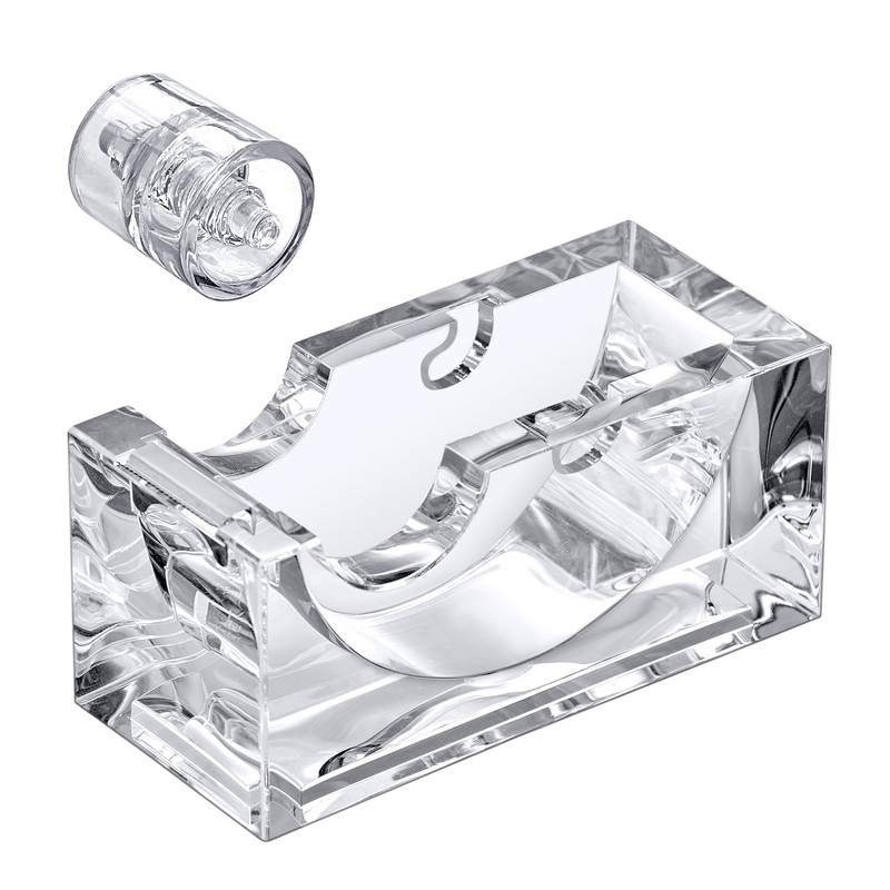 Amazing Abby - Tanya - Acrylic Tape Dispenser (1-Pack), Plastic