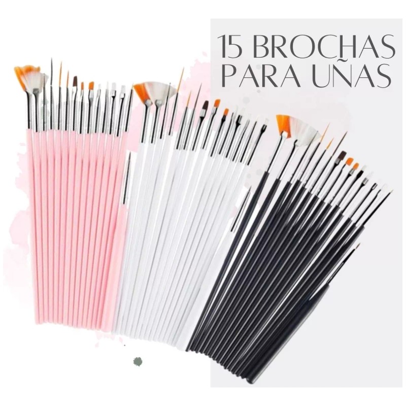Veraly Set Pinceles Para Mano Alzada Decoracion De Uñas Pincel