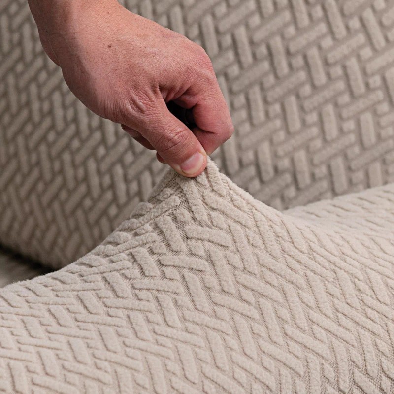 Vianney Cubre Sala Ajustable Niza Elastico Stretch Vianney 3 Piezas