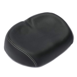 VOANZO No Nose Bicycle Saddle, Shock-Absorbing Soft Widened Saddle with Double Damper Bow, Bike Seat Replacement, Fit Most Men Women Bikes, PU Leather