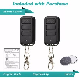 ECS 2 For 371LM LiftMaster Sears Chamberlain Garage Remote 373lm 370LM Keychain