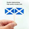 Scotland Flag Scottish Small Toothpick Mini Stick Flags Decorations (100