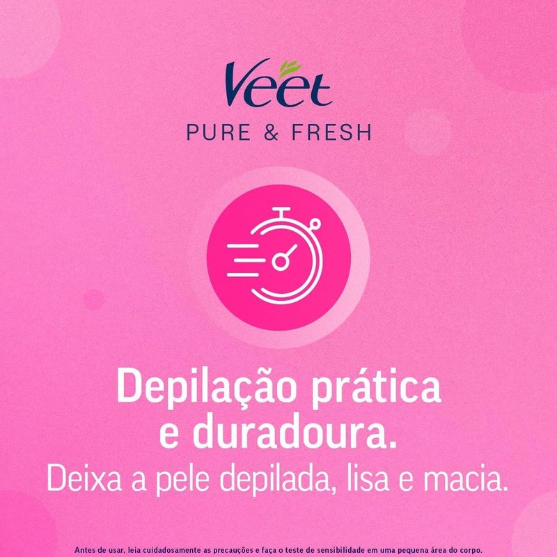 Veet Pure & Fresh, Bandas de Cera Depilatoria, Rostro, Piel