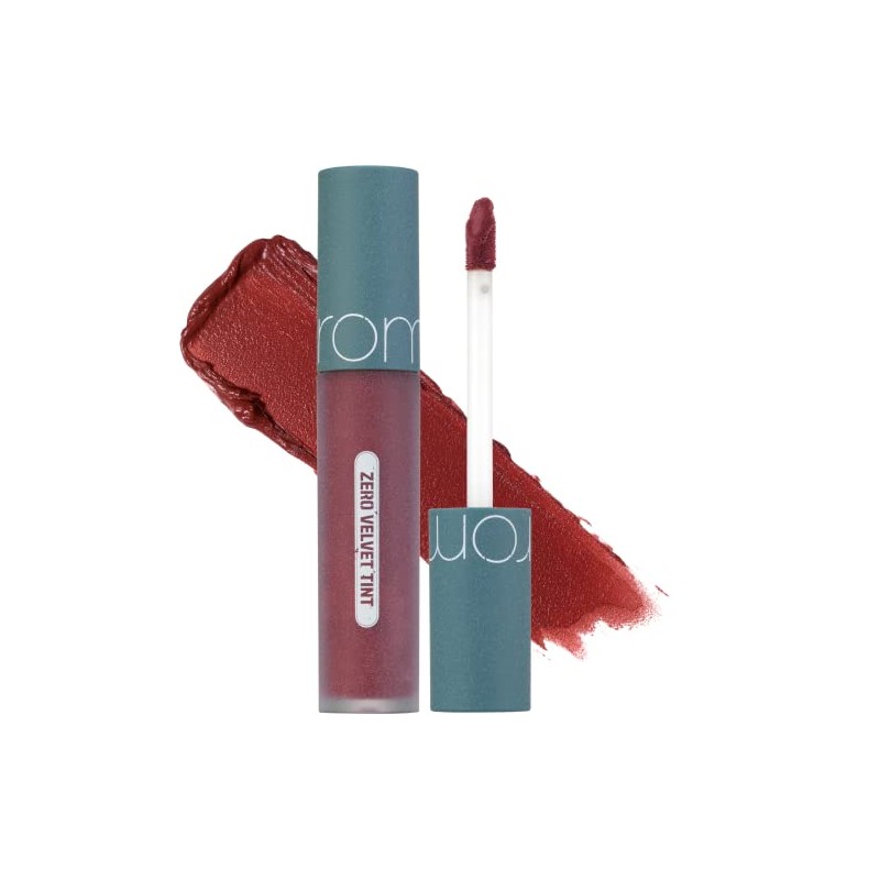 rom&nd Zero Velvet Tint 24 FADE RED, Velvety Matte Finish,