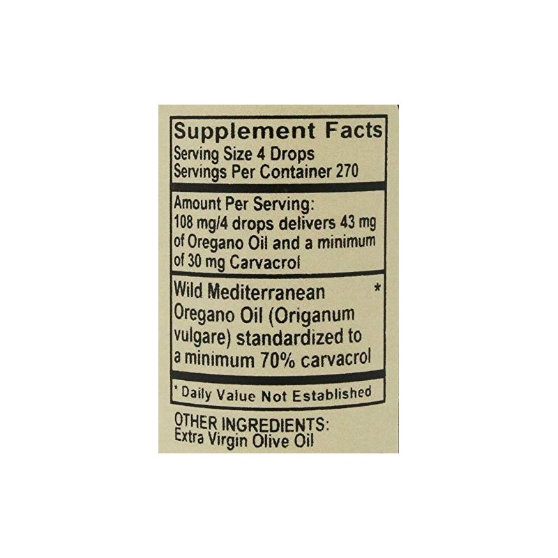Vitality Works, Oregano Oil (1x1Oz )