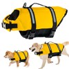 FainFun Dog Life Jacket, Orange, for Small and Large Dogs,