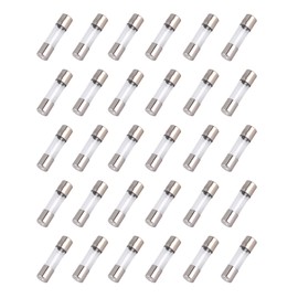EC Buying 30Pcs 250V 5x20 mm 0.5A Glass Fuses 0.2x0.78 Inch 0.5Amp Fast-Blow Glass Fuse