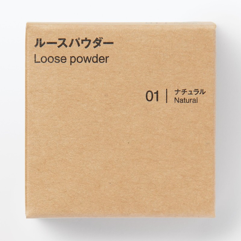 MUJI OAP45A4S Loose Powder Natural 0.2 oz (5.5 g) Puffed
