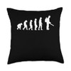 Evolution Autumn Leaf Blower Throw Pillow