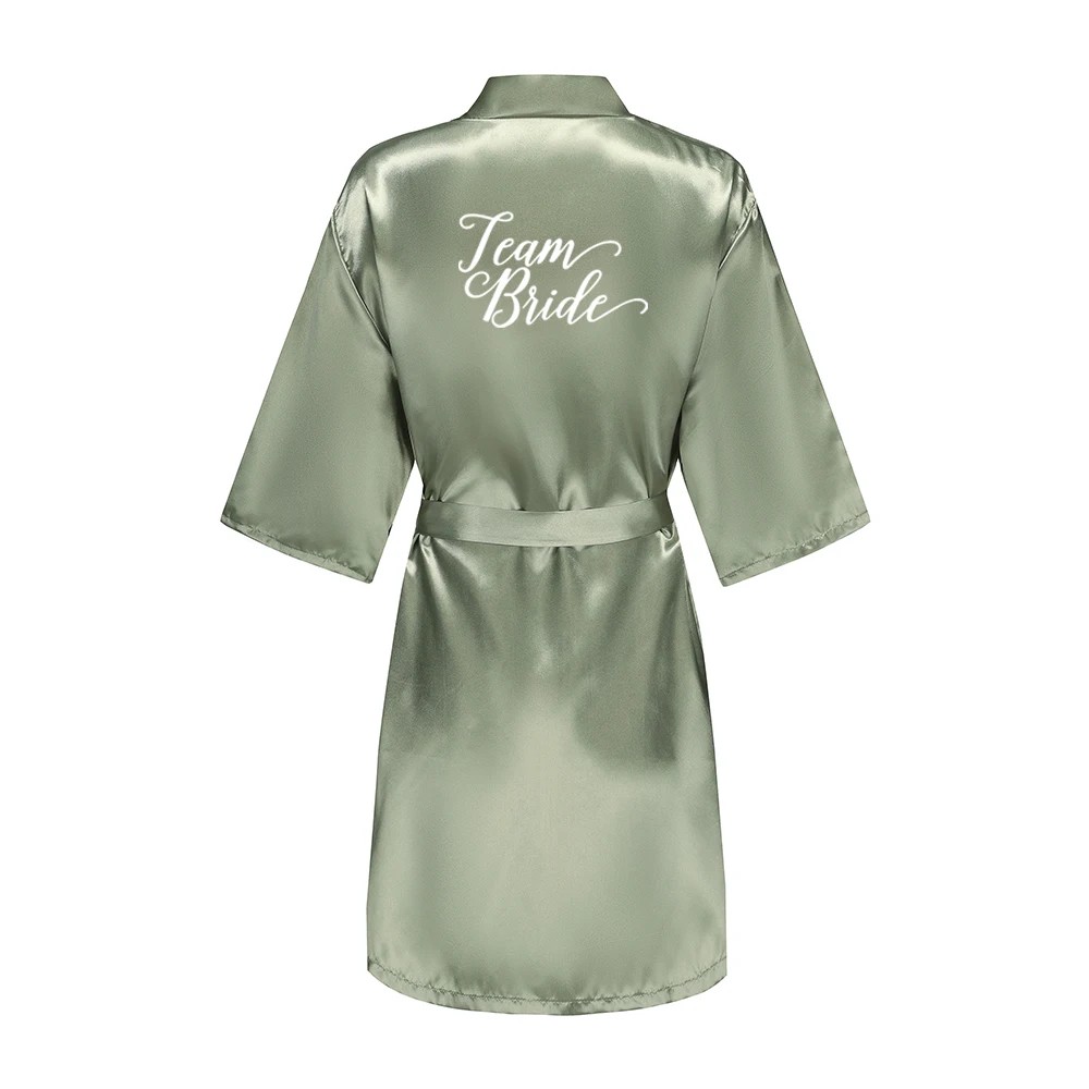 satin kimono robe women