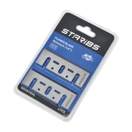STARIBS 3-1/4" TCT Planer Blades, Tungsten Carbide Replacement Knives for Makita, DeWalt, Bosch, Ryobi, and More, 82x29x3mm, Durable and Razor-Sharp, Set of 2