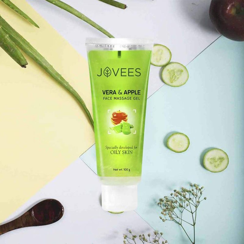 Jovees Apple & Vera Face Massage Gel 100g