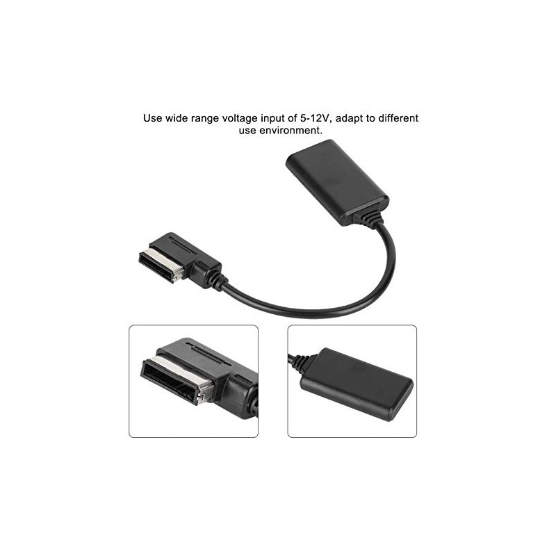 Akozon Audio Cable, Bluetooth 5.0 Aux Adapter Adapter Car AUX