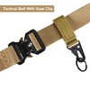 KingMoore Men's Tactical Belt Heavy Duty Webbing Belt Adjustable Military
