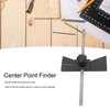 Center Point Finder Circular Workpiece Positioning Scriber Aluminum Strip Woodworking