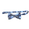 Carahere Boy's Handmade Pre-Tied Patterned Bow Ties (One Size, Blue
