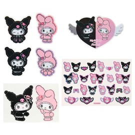 Sanrio 415171 Sticker Set, Melody & Chromi, Paper, PVC, Acrylic Resin, For Ages 3 and Up