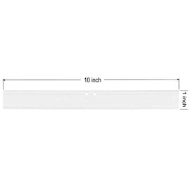 YAHENLI 2PCS Replacement Silicon Rubber Squeegee Blade, 10 Inch