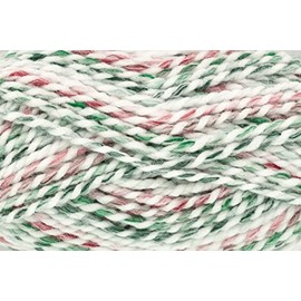 King Cole Christmas Super Chunky Knitting Yarn Acrylic & Wool Mix 1 x 100g (Candy Cane - 6103)