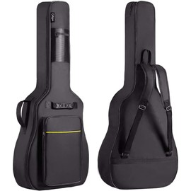CAHAYA Gitarrentasche Akustikgitarre Gig Bag Guitar Case wasserdicht gepolsterte Gitarre Rucksack Verdickte Gitarrentasche für 39 40 41 Zoll Gitarren CY0152