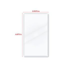 TruLam 7 Mil Laminating Pouches with Rounded Corners | Extra Circulation Size | 3-15/16 in. x 6-7/8 in. | Glossy Finish | Premium Adhesive for High-Clarity | 2 Carriers Included | 100 Pack